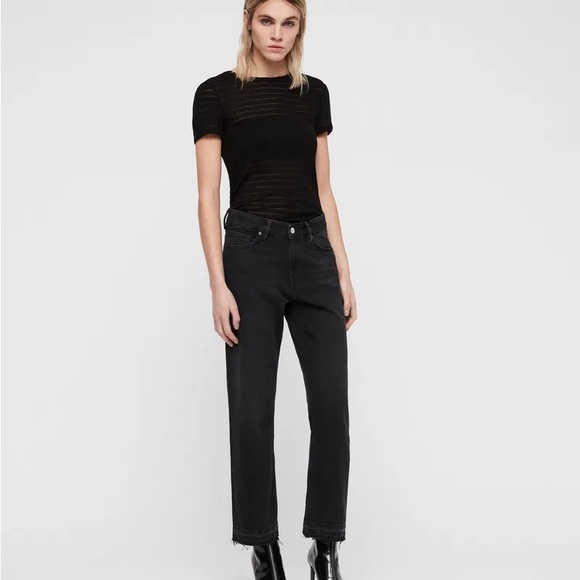 All Saints Ava Straight Leg Jeans - Picture 3 of 9